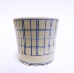 A Nineteenth Century Hand Painted Soba Choko: Soba Dipping Cup #1