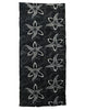A Length of Katazome Dyed Cotton: Exaggerated, Stylized Flowers