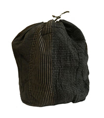 A Well Made Komebukuro: Drawstring Bag of Subtly Toned Cotton Scraps