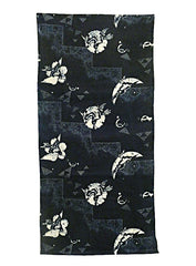 A Length of Katazome Dyed Cotton: Dark and Light, Bold and Delicate