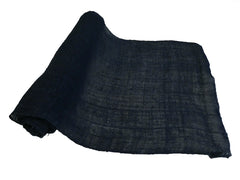 A Good Length of Hand Plied Hemp or Ramie: Indigo Dyed Mesh