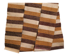 A Rustically Woven Obi: Wide Stripes