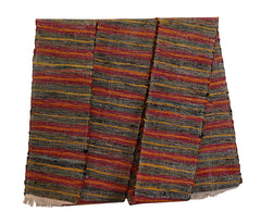A Sakiori Obi: Beautifully Colored Rag Woven Kimono Sash