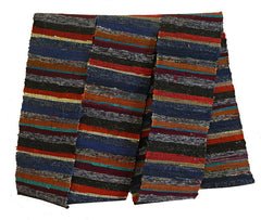 A Ragweave Obi of Saturated Colors: Sakiori Kimono Sash