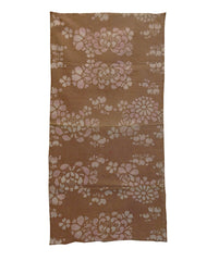 A Length of Itajime Dyed Cotton: Clamped Board Dyeing