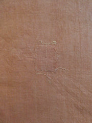 A Length of Extremely Finely Hand Plied Hemp or Ramie: Safflower Dye