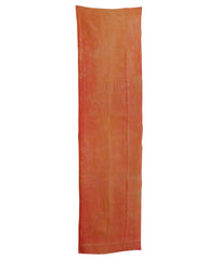 A Length of Benibana or Safflower Dyed Cotton: Orange/Pink