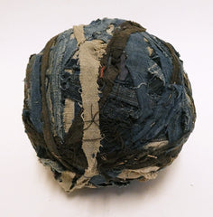 A Good-Sized Ball of Torn Rag Yarn: Sakiori Material