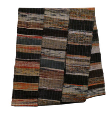 A Sakiori Obi of Rich Color: Rag Woven Kimono Sash