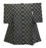 A Girl's Cotton Kasuri Kimono: Complex Lattice Design