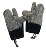 A Pair of Heavily Sashiko Stitched Work Gloves: Unused