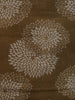 A Length of Brown Toned Katazome Cotton: Chrysanthemums