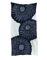 A Length of Shibori Dyed Cotton: Big Chrysanthemums