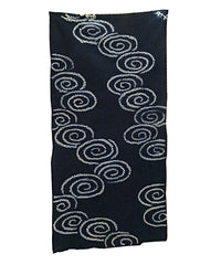 A Length of Shibori Dyed Cotton: Ascending Spirals