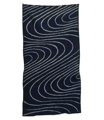A Length of Shibori Dyed Cotton: Optically Entrancing Waves #1