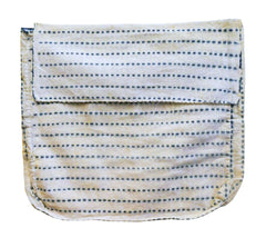 A Mame Shibori Pouch: Hand Stitched