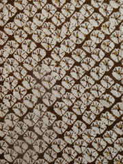 A Very Large Piece of Contemporary Shibori: Brown Dye