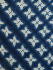 A Length of Itajime Dyed Cotton: Suggestion of Butterfly Shapes