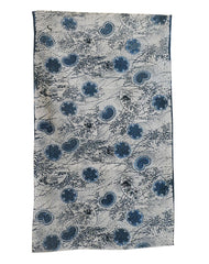 A Length of Blue on White Narumi Kongata: Stenciled on Both Sides