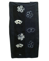 A Beautifully Realized Intact Shibori Futon Cover: Spare Images