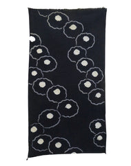 A Length of Shibori Dyed Cotton: Tiered Flower Forms