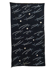 A Length of Shibori Dyed Cotton: Pine Needle Pattern