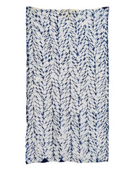 A Sample of Fine Shibori Dyed Cotton: Fractured Herringbone Design