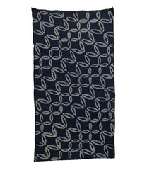 A Length of Shibori Dyed Cotton: Stitched Blips #1