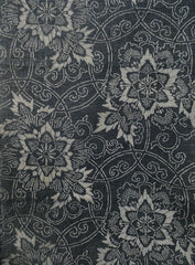 A Length of Katazome Dyed Cotton: Elaborate Traditional Design