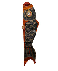 A Very Large Paper Koinobori: Hand Painted