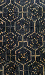 A Length of Katazome Dyed Cotton: Judicious Use of Orange Details