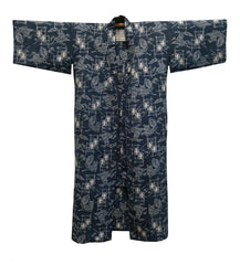 A Child's Omi Jofu Kimono: Fine Quality Hemp or Ramie Kasuri Cloth