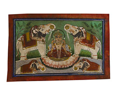 An Indian Folk Painting: Gajalakshmi