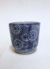 An Inban Ware Soba Choko: Stenciled Pattern