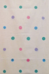A Softly Dyed Cotton Diaper Cloth: Dots
