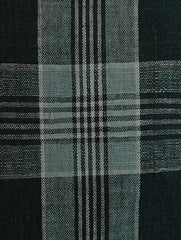 A Length of Hand Spun Cotton Plaid Cloth: Soft Touch