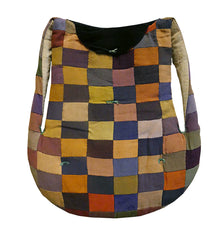 A Child's Pieced Padded Accessory: Small Crepe Silk Squares