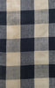 A Length of Large Scale Plaid: Blocks of White and Blue