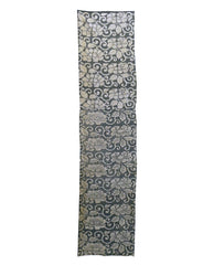 A Length of Katazome Dyed Cotton: Peonies and Vestigial Pigment Dye