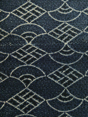 A Length of Narumi Kongata: Shapes in Multi Stenciled Faux Shibori