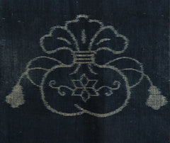 A Length of Pieced Kasuri Cotton: Money Pouches and Folding Fans