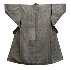 An Inside-Out Kimono: Beautiful Black Stitching and Subtle Patches