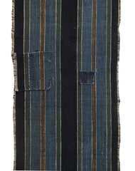 A Length of Patched Striped Cotton: Beautifully Clear Colors