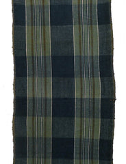 A Length of Plaid Striped Cotton: Interesting Design