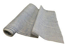 A Generous Length of Indigo Dyed Suji Shibori: Pleated
