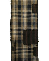 A Length of Patched Plaid Cloth: Contrast