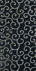 A Generous Length of Indigo Dyed Katazome Cotton: Karakusa