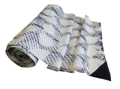 A Full Bolt of Arashi Shibori: Selectively Dyed Pattern