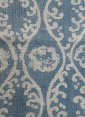 A Length of Katazome Dyed Hemp or Ramie: Asagi Iro or Light Blue Tone