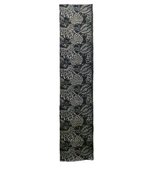 A Length of Katazome Dyed Cotton: Three Fans